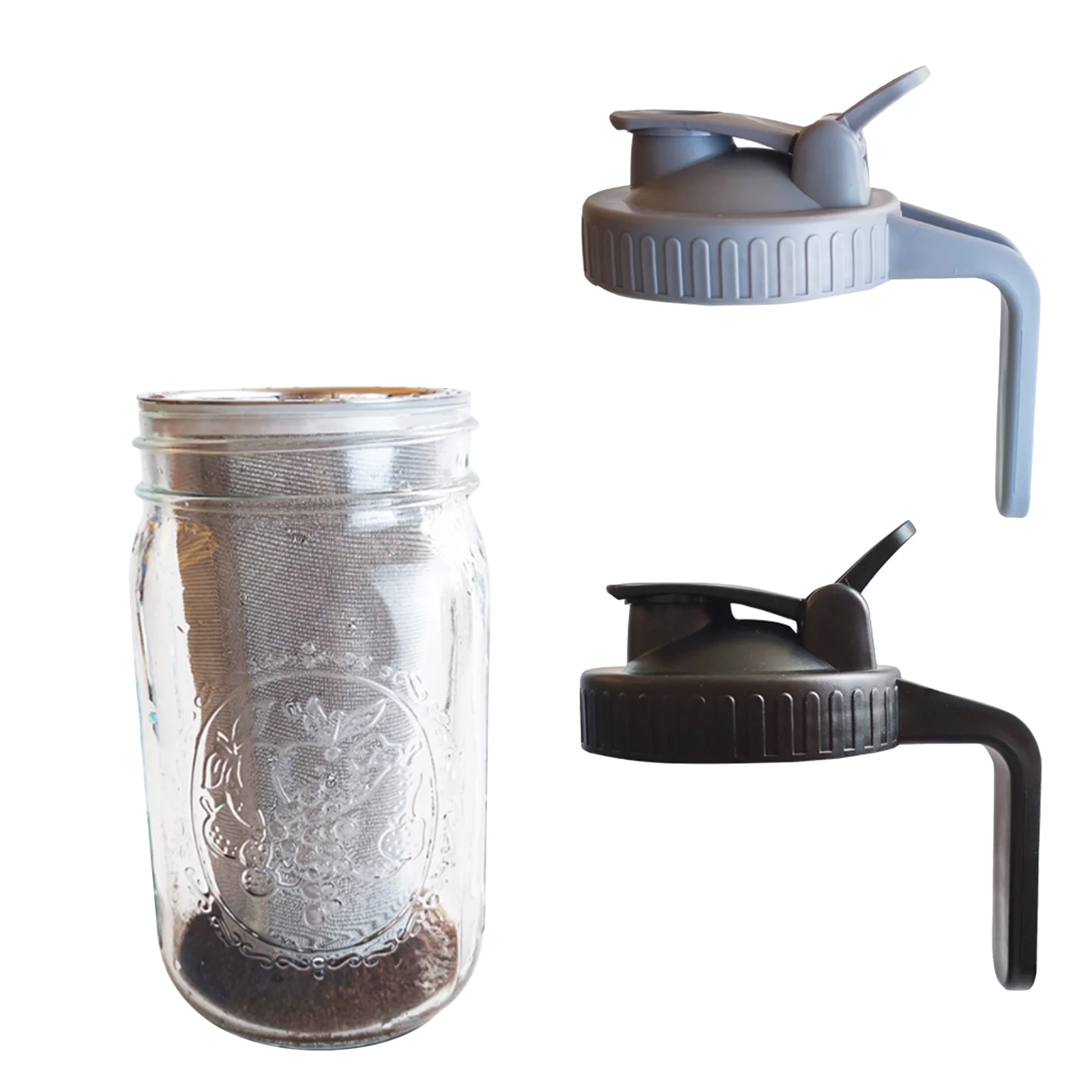 New Cold Brew Filter Cold Brew Coffee Filter Mason Jar Lid For Coffee Strainer Maker For 86mm Mason Jars