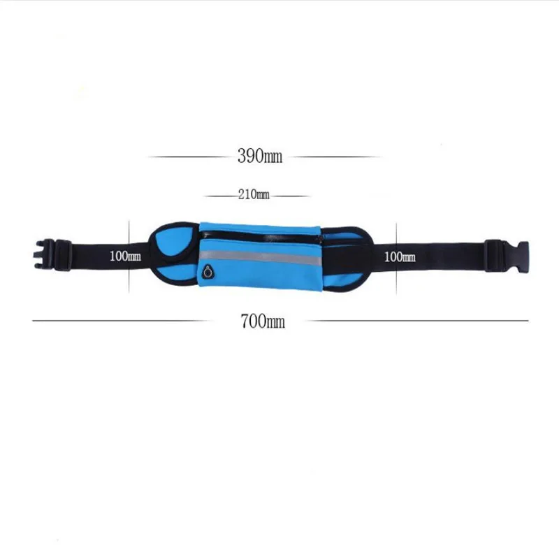 Waterproof Canvas Running Waist Bag - Portable Outdoor Phone Holder