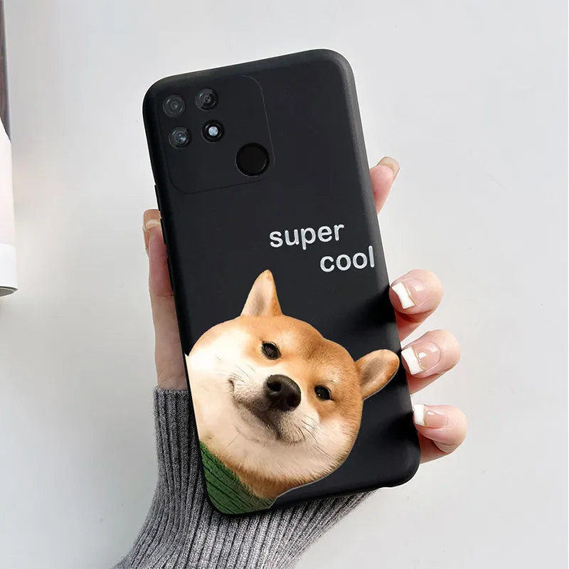 Cute Cat Cartoon Shockproof Soft Silicone TPU Phone Back Cover