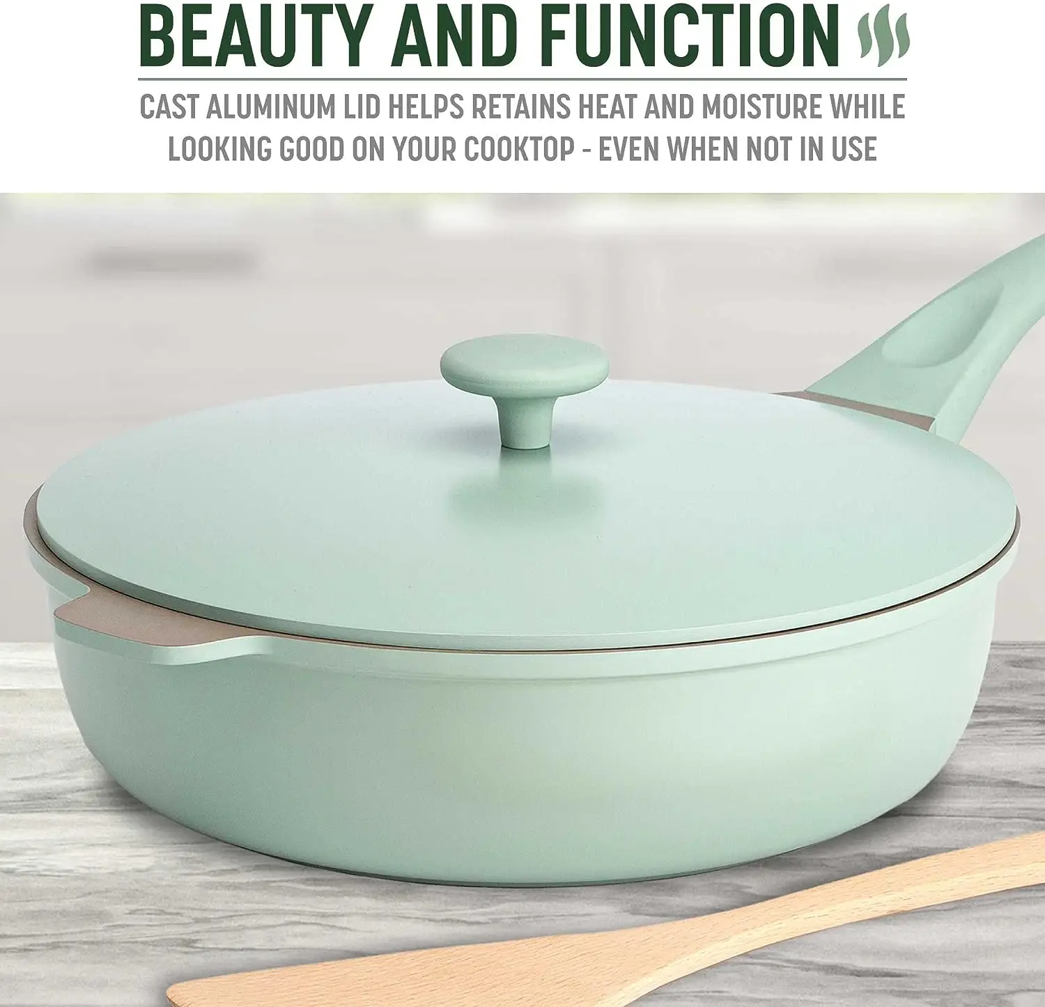 Goodful All-in-One Pan, Multilayer Nonstick, High-Performance Cast Construction, Multipurpose Design replaces Multiple Pots A