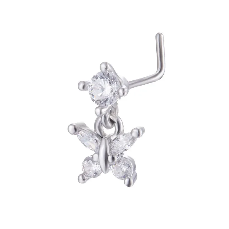 Anneaux Antarcans en Forme de L pour Femme, Bijoux de Corps, Piercing