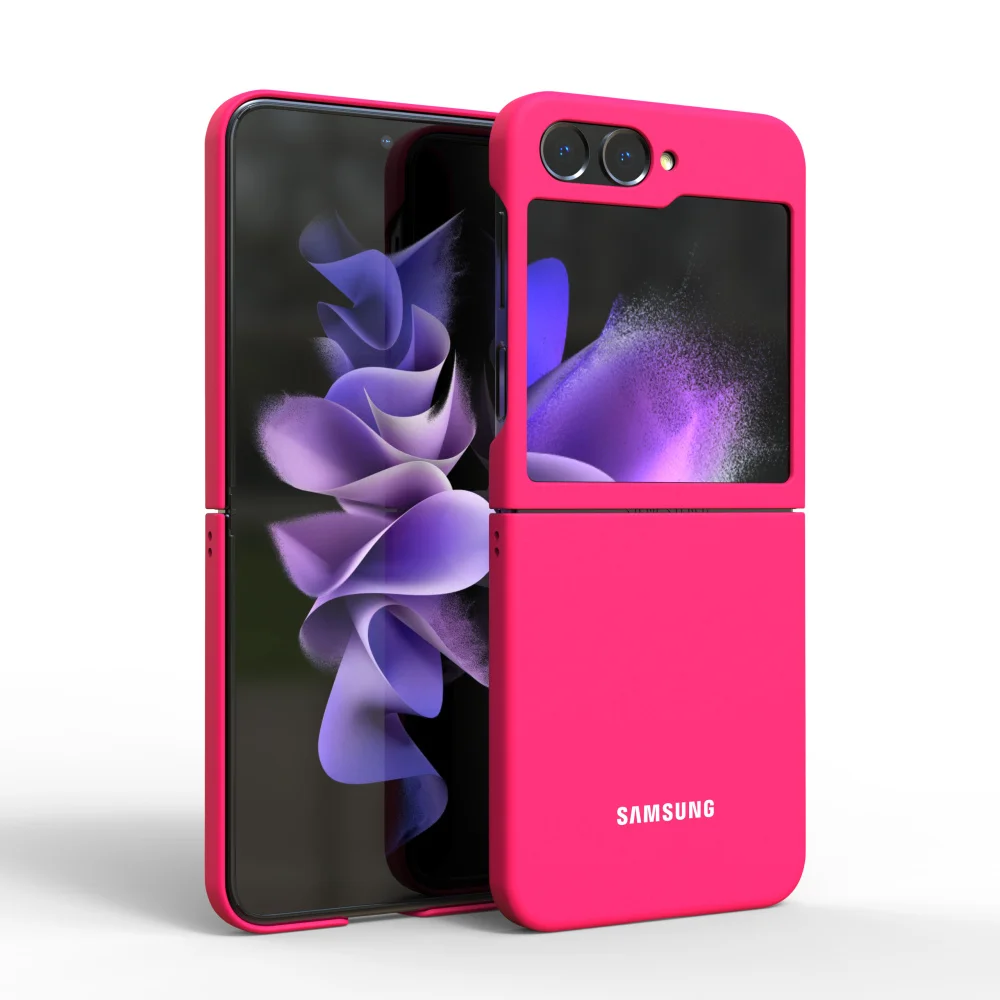 For Samsung Galaxy Z Flip5 5G Case Silky PC Cover Soft-Touch Back Protective Housing For ZFLIP5 Z FLIP 5 ZFLIP 5 phone case