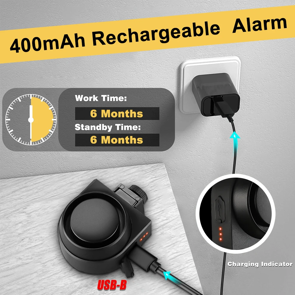 Wireless USB Bike Vibration Alarm 6