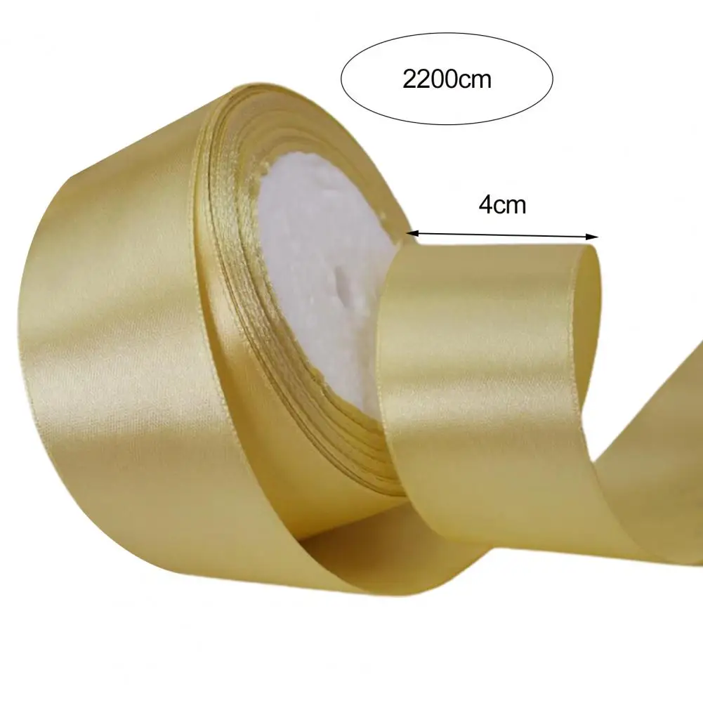 1 Roll 22m 4cm wide satin ribbon for wedding gift wrapping bouquets bow making decoration home decor, satin ribbons, ribbon decoration, ribbon supplies, satin ribbon