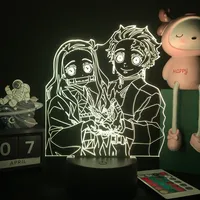 Demon Slayer lampada da tavolo Tanjiro Nezuko e altri 30
