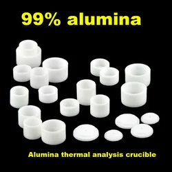 Thermal analysis crucible 99% thermal weight alumina crucible High temperature resistance 1750C