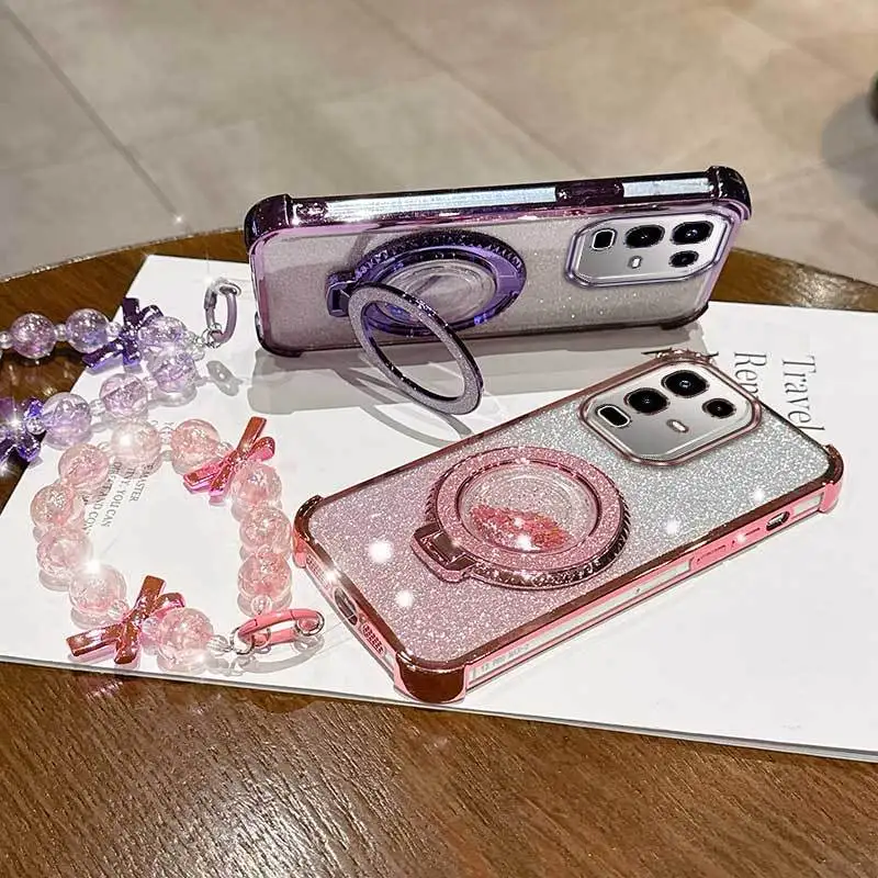 3-in-1 Phone Case Set with Lanyard and Circular Stand