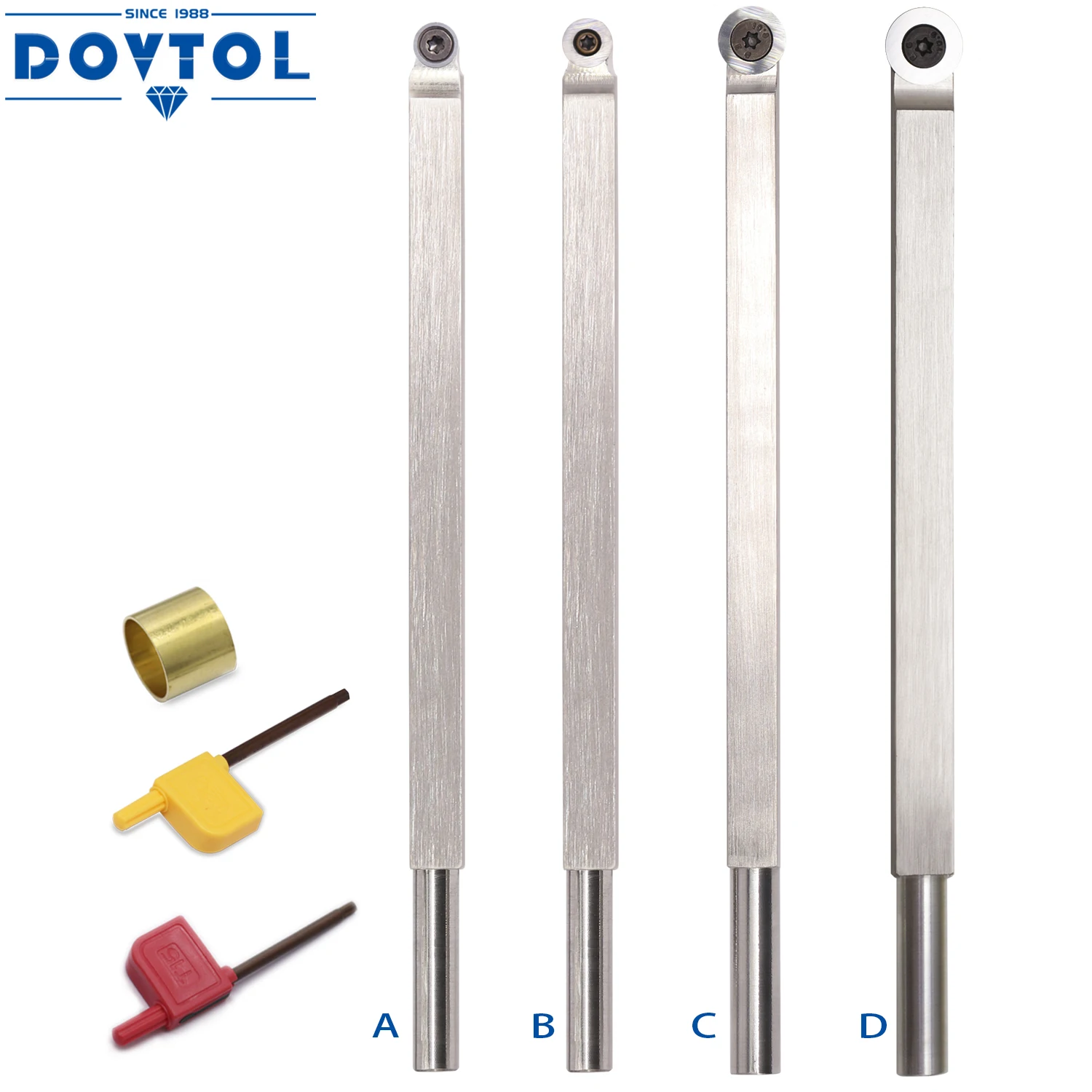 Wood Turning Tools Carbide Tipped Lathe Finisher Tool Bar With Round 8