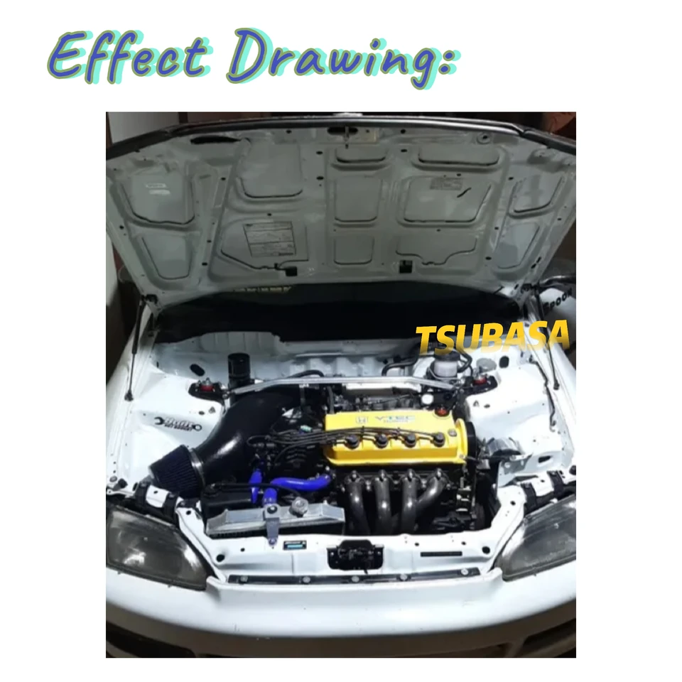 1991-1995年式 ホンダ シビック 5代目 EG EH EJ用 フードストラット