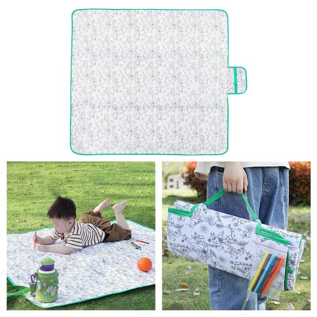 Picnic Outdoor Blanket Waterproof Picnic Mat for Travel Sporting Events Lawn