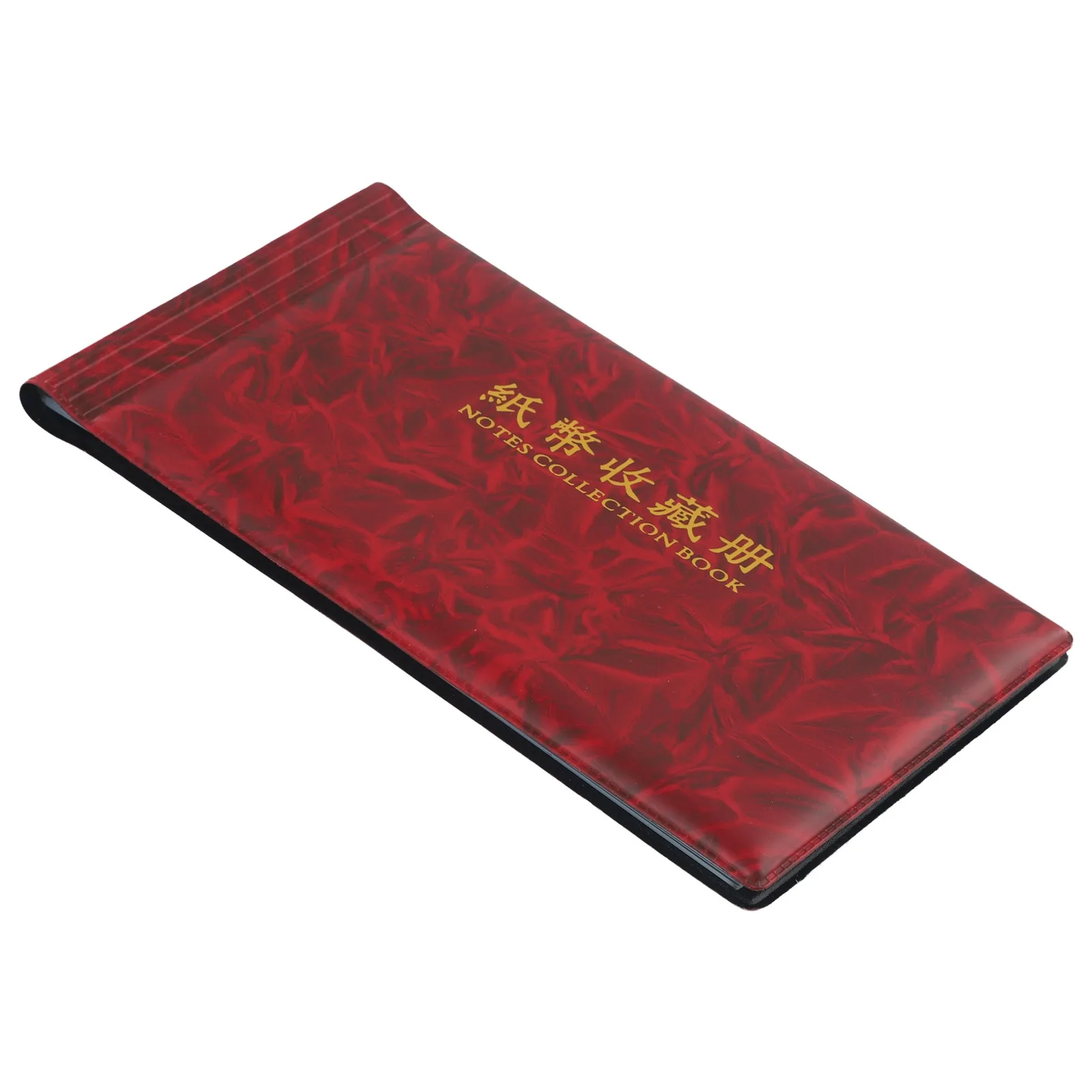 Paper Money Pocket Collection Album Wallet Currency Banknote 20 Notes w/ Imitation Leather Cover Color At Radom money collection album