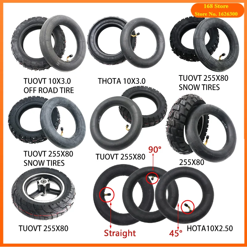 High Performance 10x3.0 Inner And Outer Tire 10*3.0 Tube Tyre For Kugoo