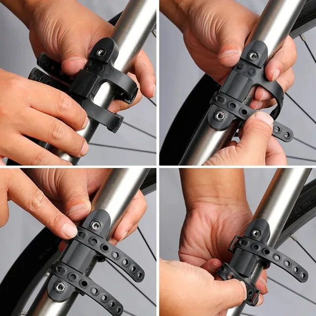 Bicycle Water Kettle Mount Adaptor Silicone Bandage Bottle Cage Strap Cycling Bottle Holder Mounting Bracket Bike Accessories 3