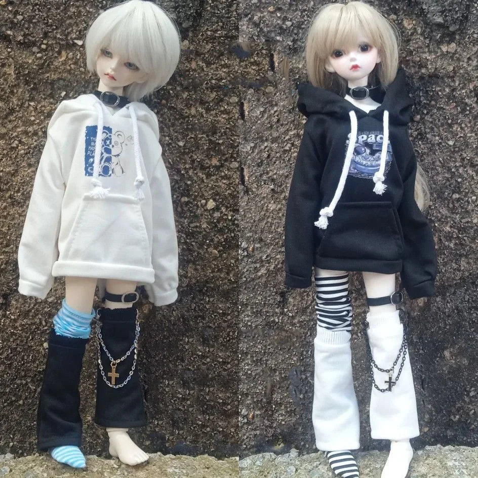 XiDonDon BJD Puppenkleidung 1/4 Größe | Für 38-45 Cm Puppen | Schwarz | Modepuppen Zubehör