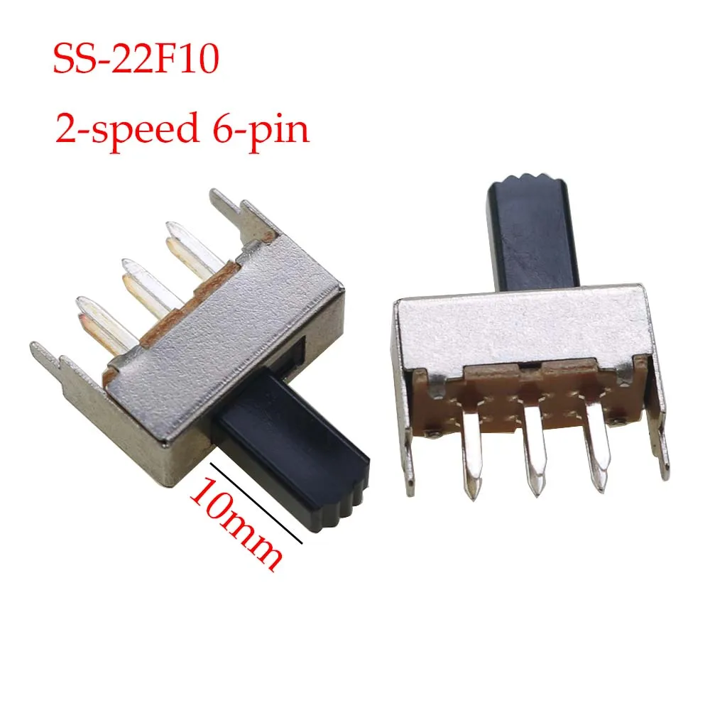 10PCS SS-13F06 SS/SK-22 Schiebeschalter Schiebe Getriebe Schwankung Band 2/3 Datei Einzelne Doppel Horizontale Mini Horizontale Netzteil – Detail 6