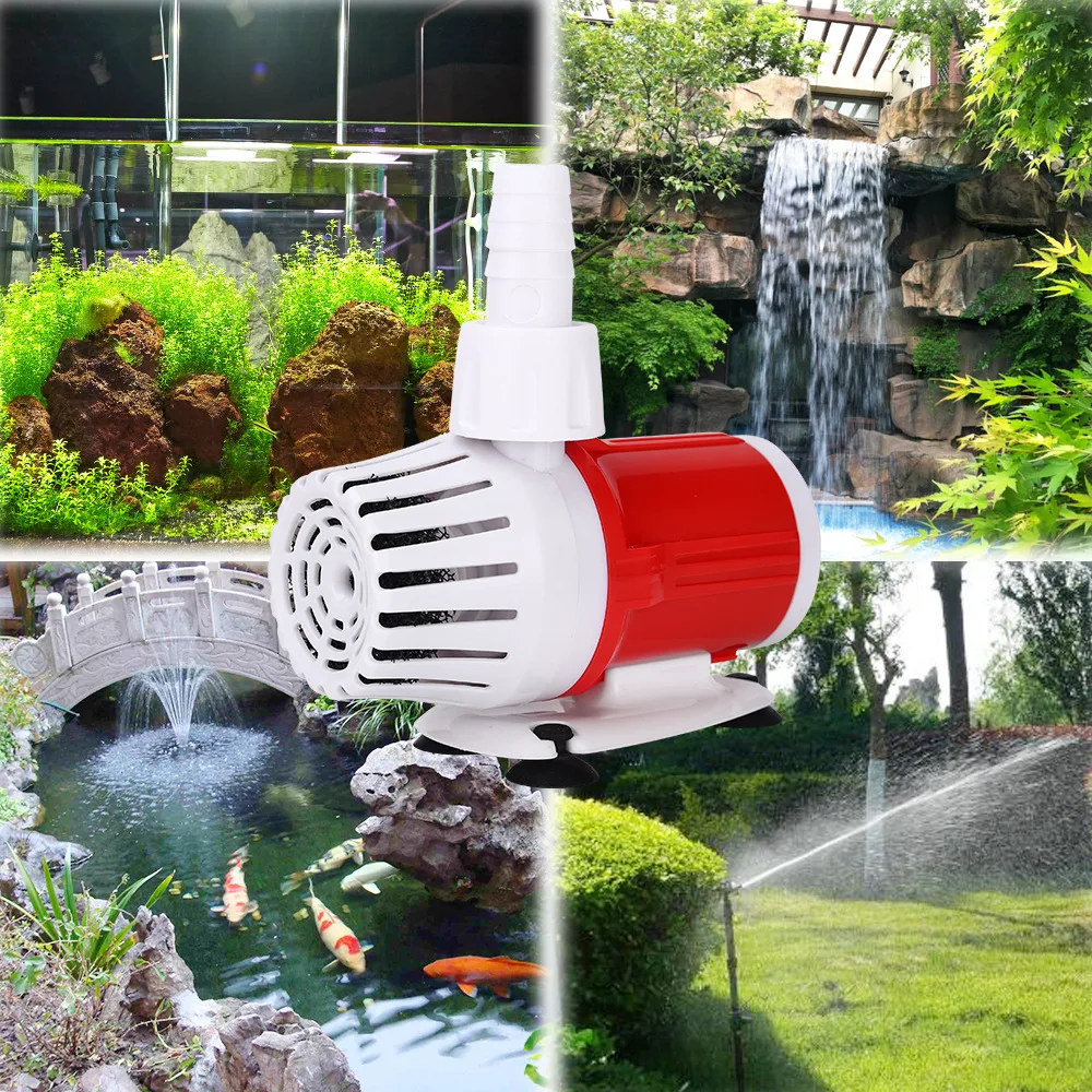 Silent Submersible Pump Fish Tank Side Suction Aquarium Water Pump Variable Frequency Water for Indoor Bedroom Living Room water pump aquarium water pump fish tank pump