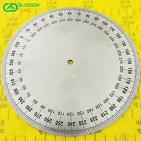 NEW Diameter:160mm Inner D:6mm Thickness:2mm Industrial Measuring Disc Stainless Steel Angle Disc Mechanical Fittings 1