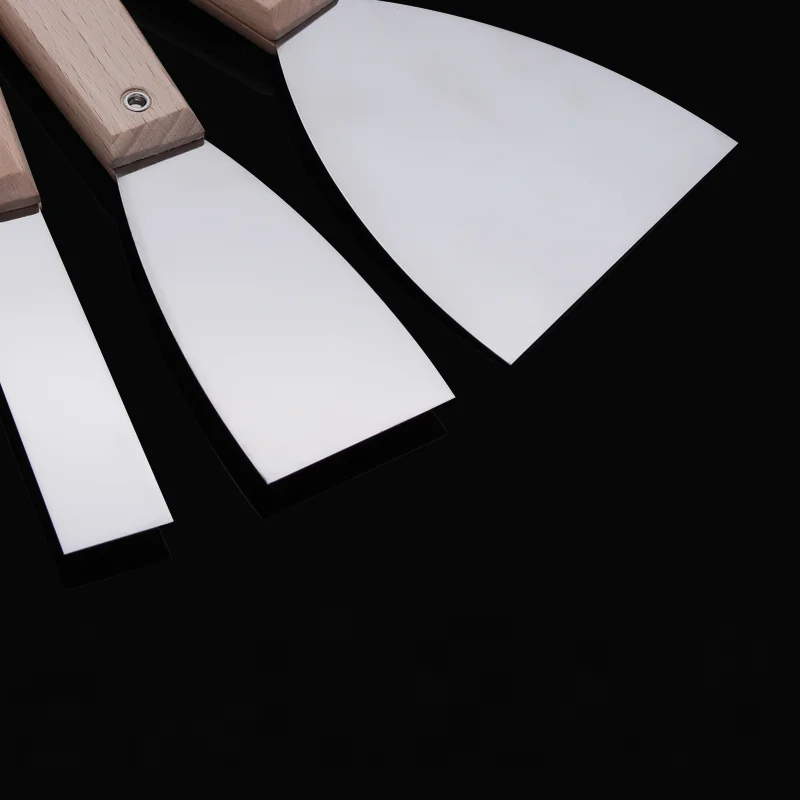 1PCS Wood/Plastic Handle Scraper Paint Knife Decoration Wall Scraper Paint Tool 1-6 Inch Stainless Steel Putty Knife