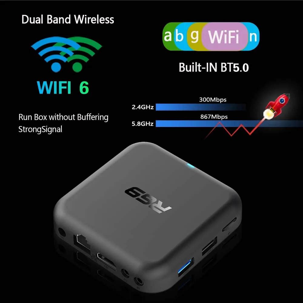 2025 Smart TV Box R69-1 Rockchip 3518 TV Box HDR 10 Ultra HD