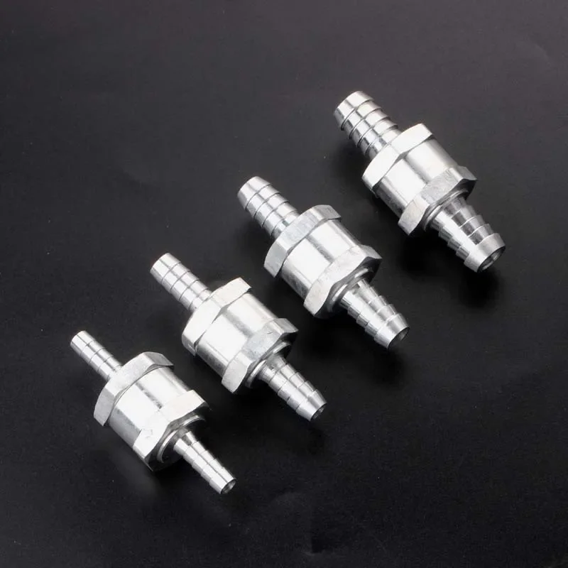 Fuel Non Return Check Valve 6/8/10/12mm Aluminium Alloy Petrol Diesel Water Fuel Line One Way for Peugeot Renault
