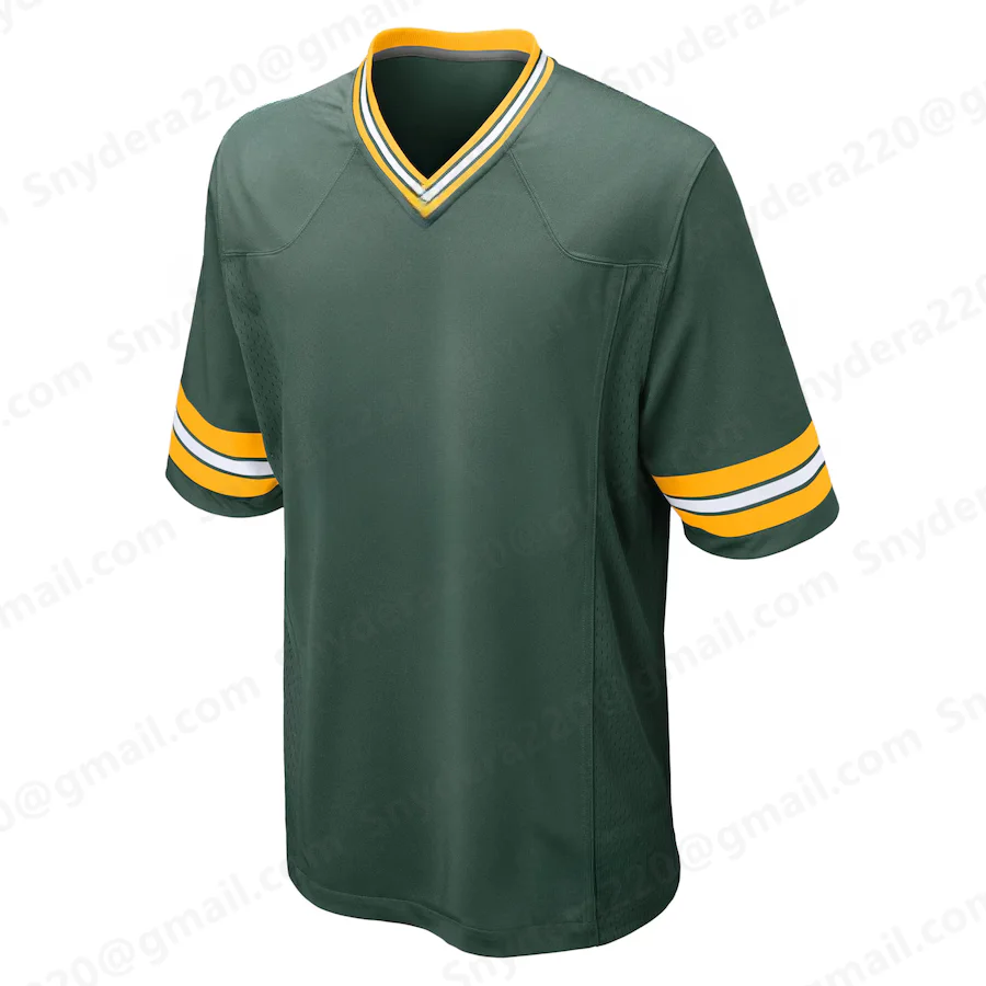 Custom 2024/25 Stitched Letters And Numbers Packers Green White Training Jersey Rugby Uniform for Adult&Kid