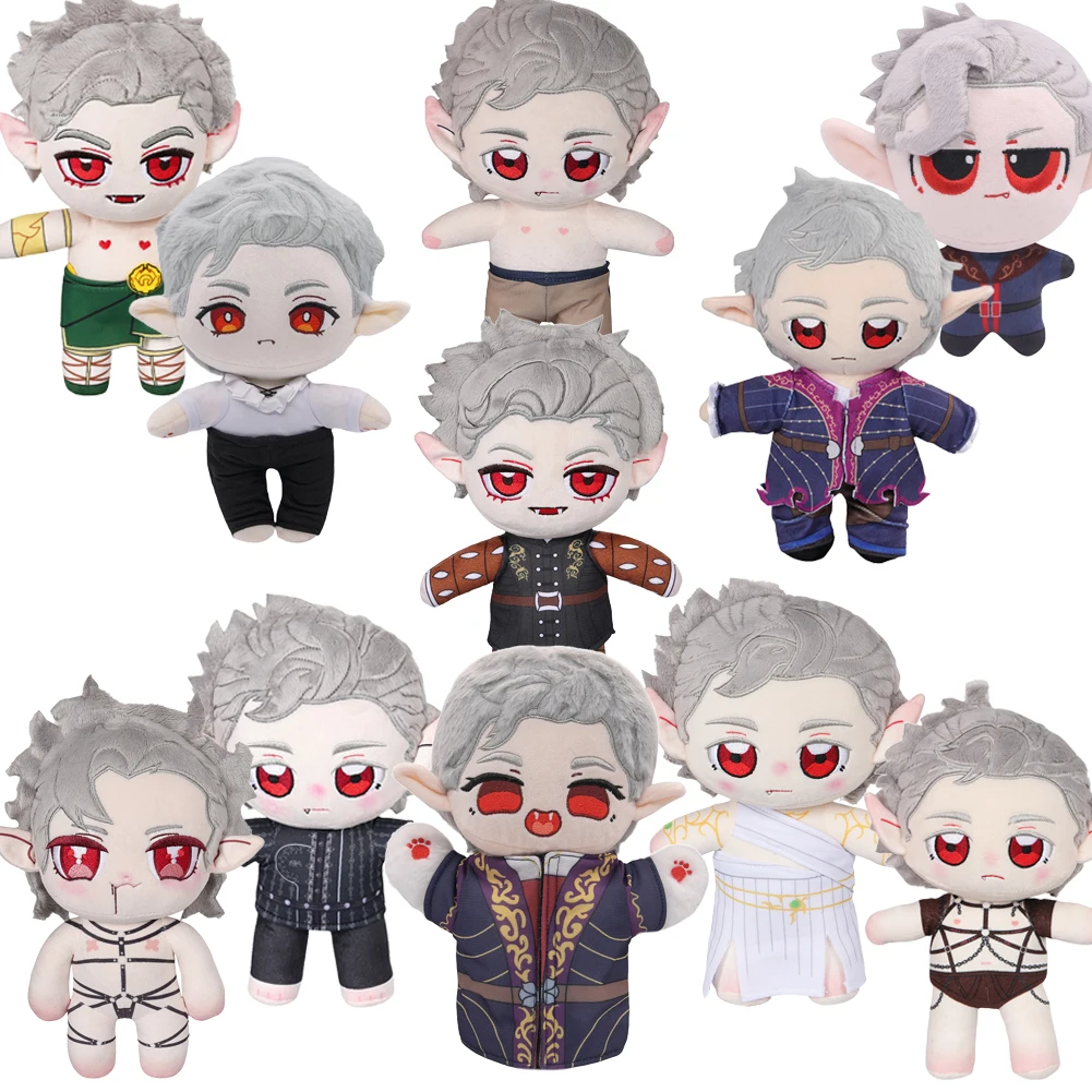 Plush Toy Plush Doll Game Astarion Cosplay Fantasy Plush Cartoon Cute Soft Stuffed For Adults and Kids Mascot Birthday Chrismas Gift