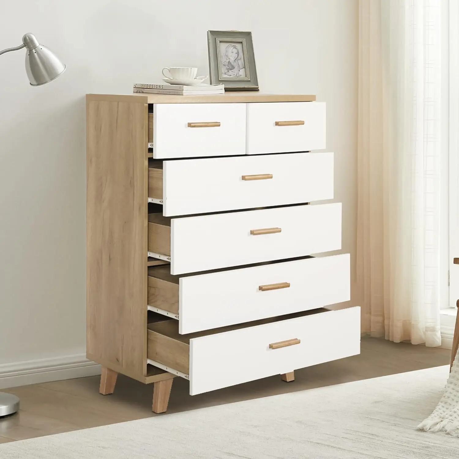 

Drawer Dresser Cabinet barcabinet, Buffet Server Console Tablestorge cabinetsolid Solid Wood Handle Table Leg