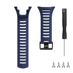 Durable 24mm Silicone Replacement Strap (Midnight Blue)