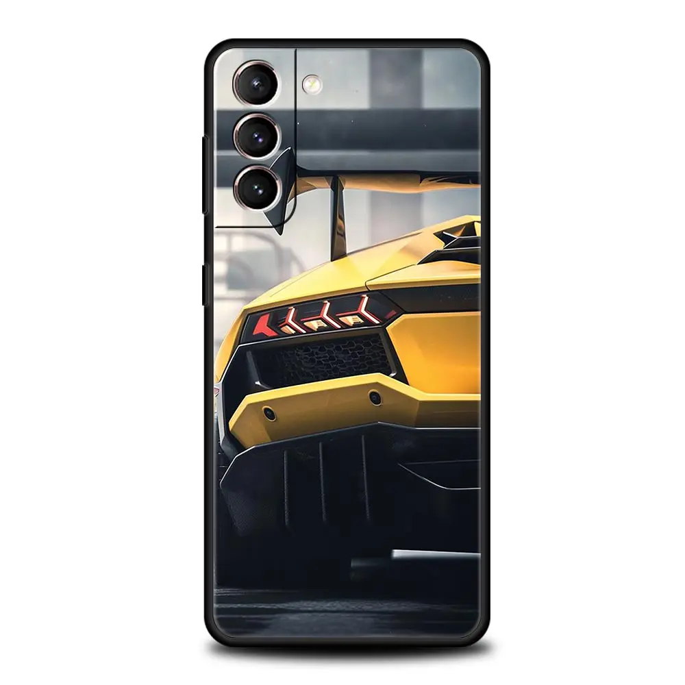 Super Car Sport Soft Black Phone Case