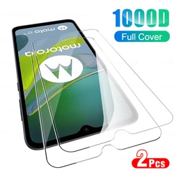2PCS HD Tempered Glass Screen Protector Protective Film Cover (Clear) for Motorola G24 (2PCS)