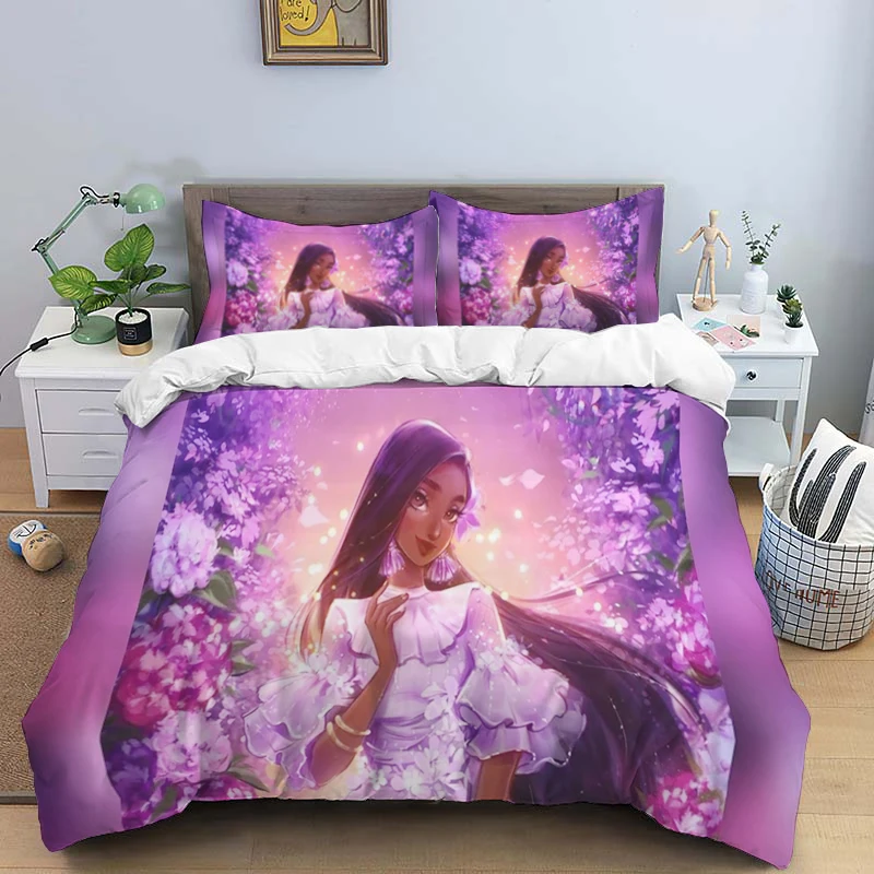 thumbnail image 1 of Disney Cartoon Encanto Print Three Piece Bedding Set Cover Set With Pillowcase Children or Adults for King Queen Full Twin Size, 1 of 5