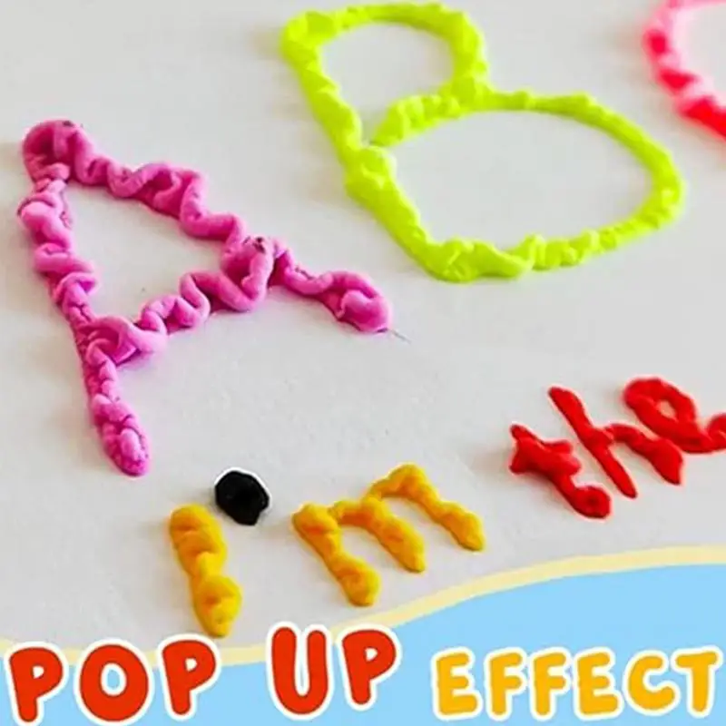 3D Magic Popcorn Pens for Kids Greeting Cards