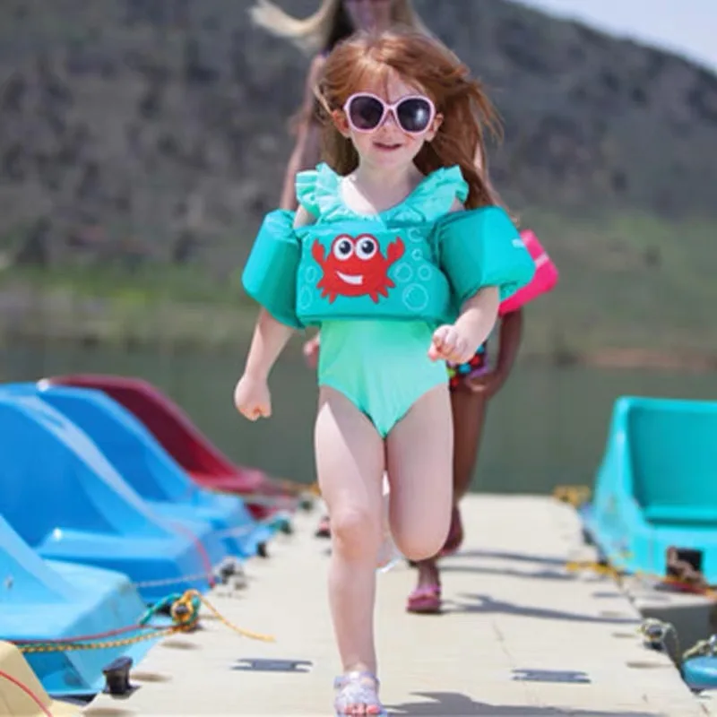 Baby Float Arm Sleeve Floating Ring Safe Life Jacket Buoyancy Vest Swim Foam Pool Toys Kid Swimsuit Swimming Equipment Armbands 3