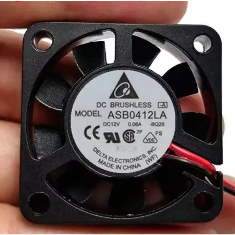 

Original New Cooler Fan for Delta ASB0412LA 4010 4CM 12V 0.06A Cooling Fan 40*40*10mm