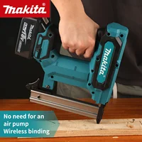 Pistolet à clous Makita F30 au lithium-ion : 18 V, batterie 6,0 Ah, capacité de 100 clous, sans fil, idéal pour les revêtements de sol, les étagères et les projets de bricolage en bois 4