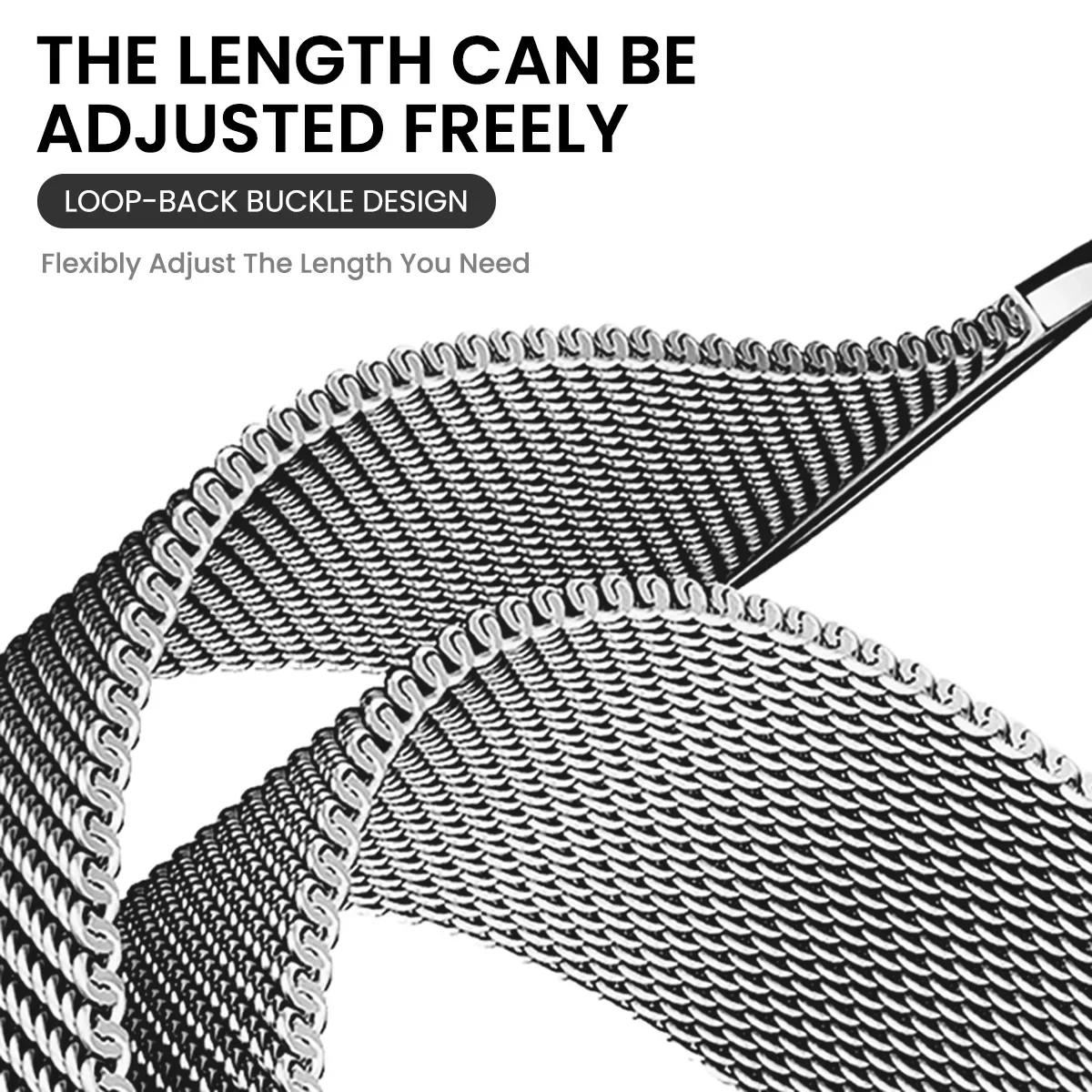Elegant Metal Strap with TPU Soft Case Screen Protector for Xiaomi Redmi Watch 4 - Milanese Magnetic Watchband Replacement