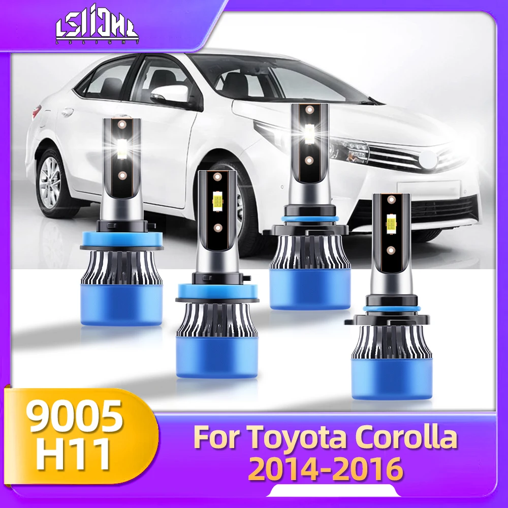 

LSlight LED Car Headlight Bulbs CSP 110W 15000LM For Toyota Corolla Lights Powerful Replace 2014 2015 2016 Auto Lamp Headlamps