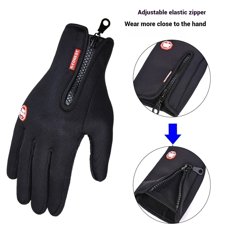 Winter Fishing Gloves Waterproof Touch Screen Warm Gloves for Men Women Outdoor Sport Cycling Running Ski Gloves 낚시장갑