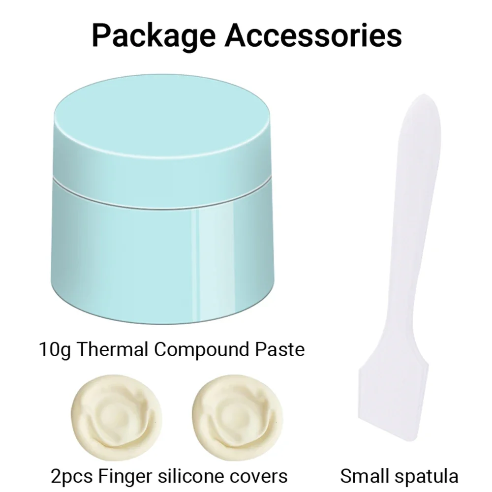 Thermal paste JEYI 10W/mk 10g Silicone Conductive Grease Thermal Compound for Cooling Heat Sink Interface Processor CPU GPU VGA