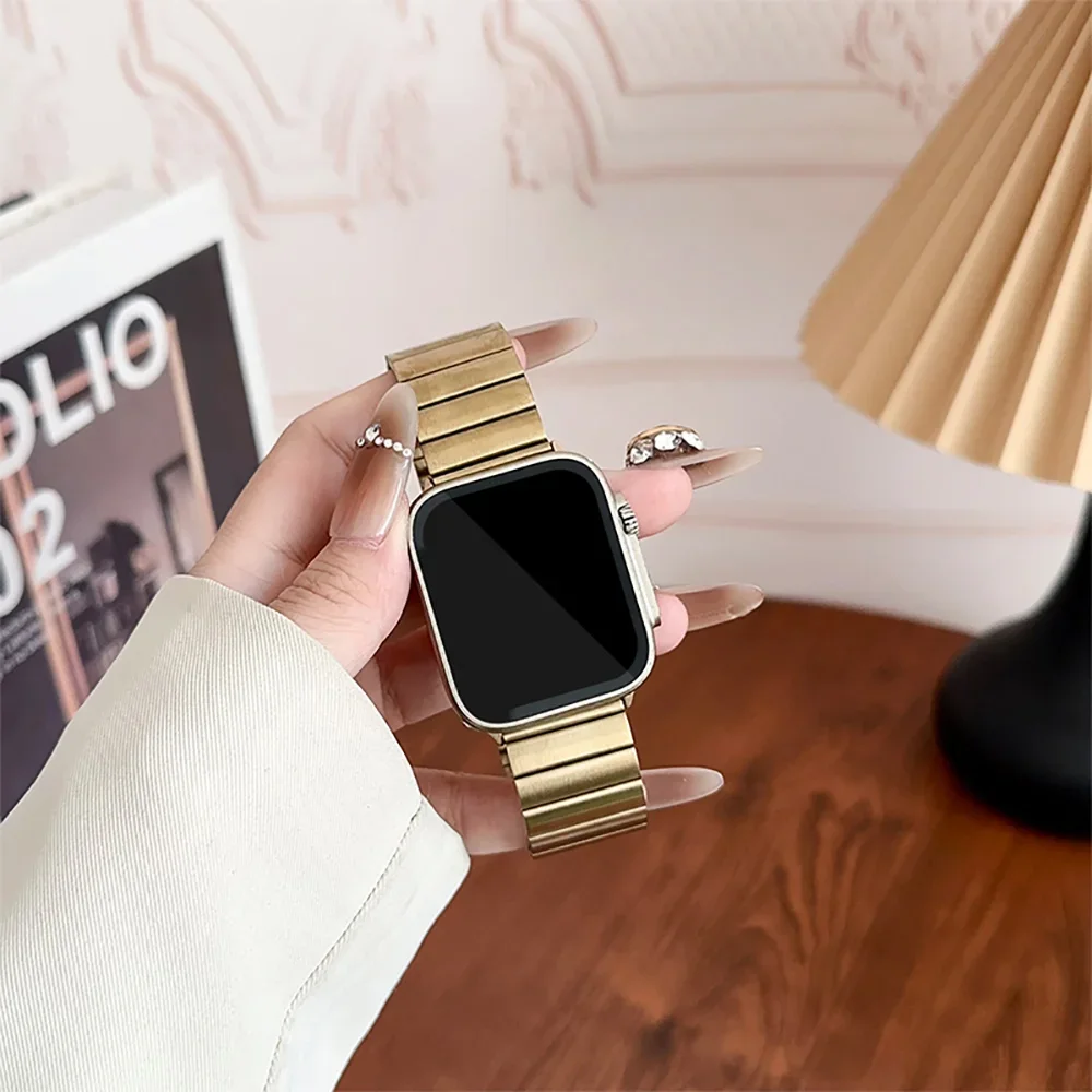 Stainless Steel Magnetic Link Watch Strap Bracelet