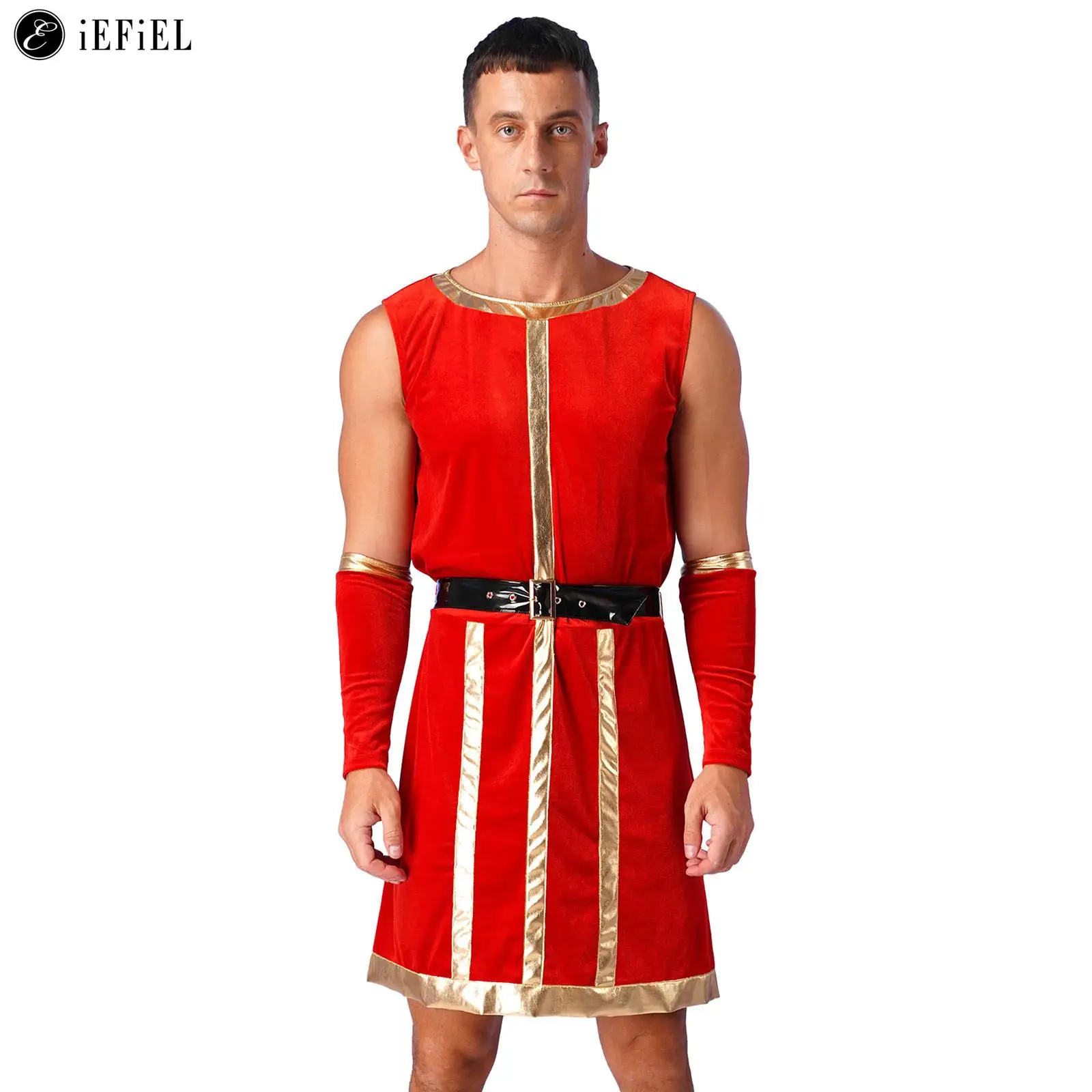 

Мужской средневековый Римский брикет, взрослый солдат, армированный солдат, Спартанский костюм на Хэллоуин, искусственный Рыцарь