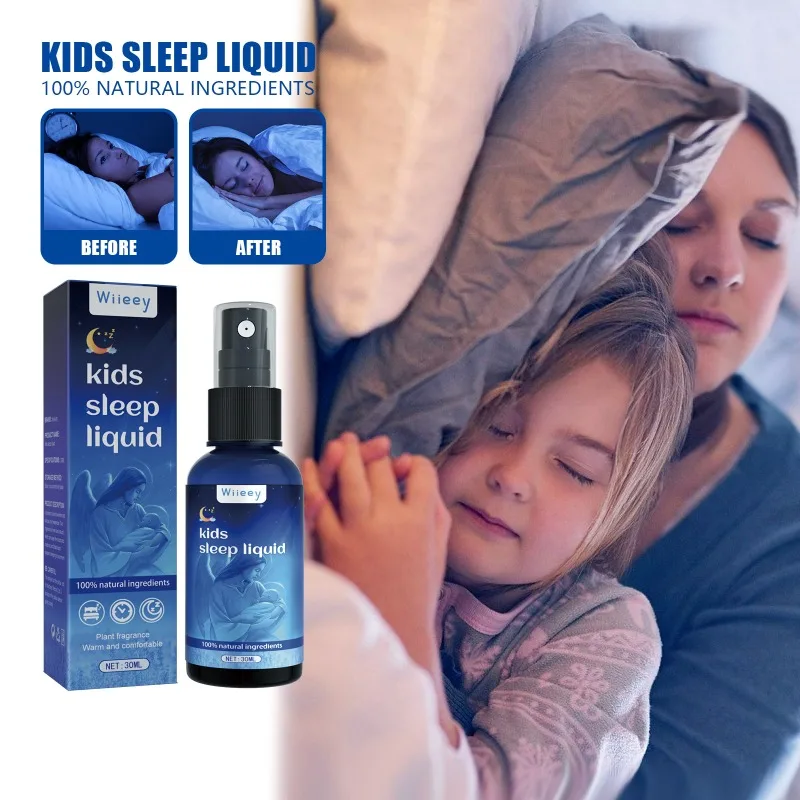 

Kids Sleep spray help sleeping on the pillow improve fall asleep soothe body mind relieve insomnia anxiety fatigue Body Relax