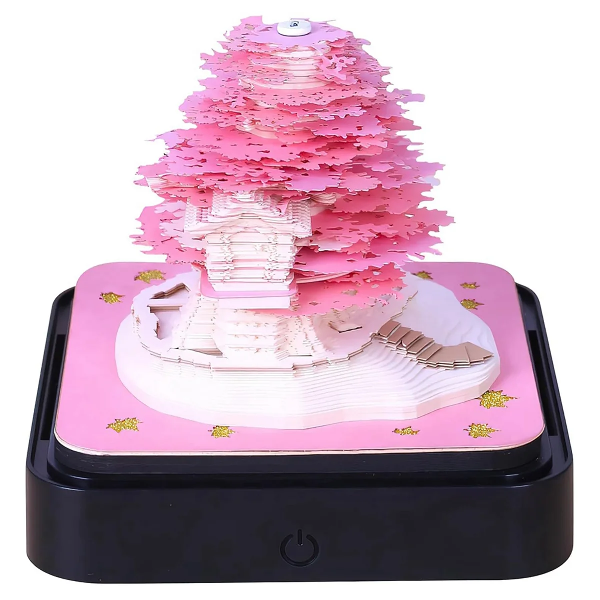 3d-art-calendar-memo-pad-2024-creative-timepiece-calendar-sakura-tree-rip-away-paper-carving-sticky-diy-note-pink