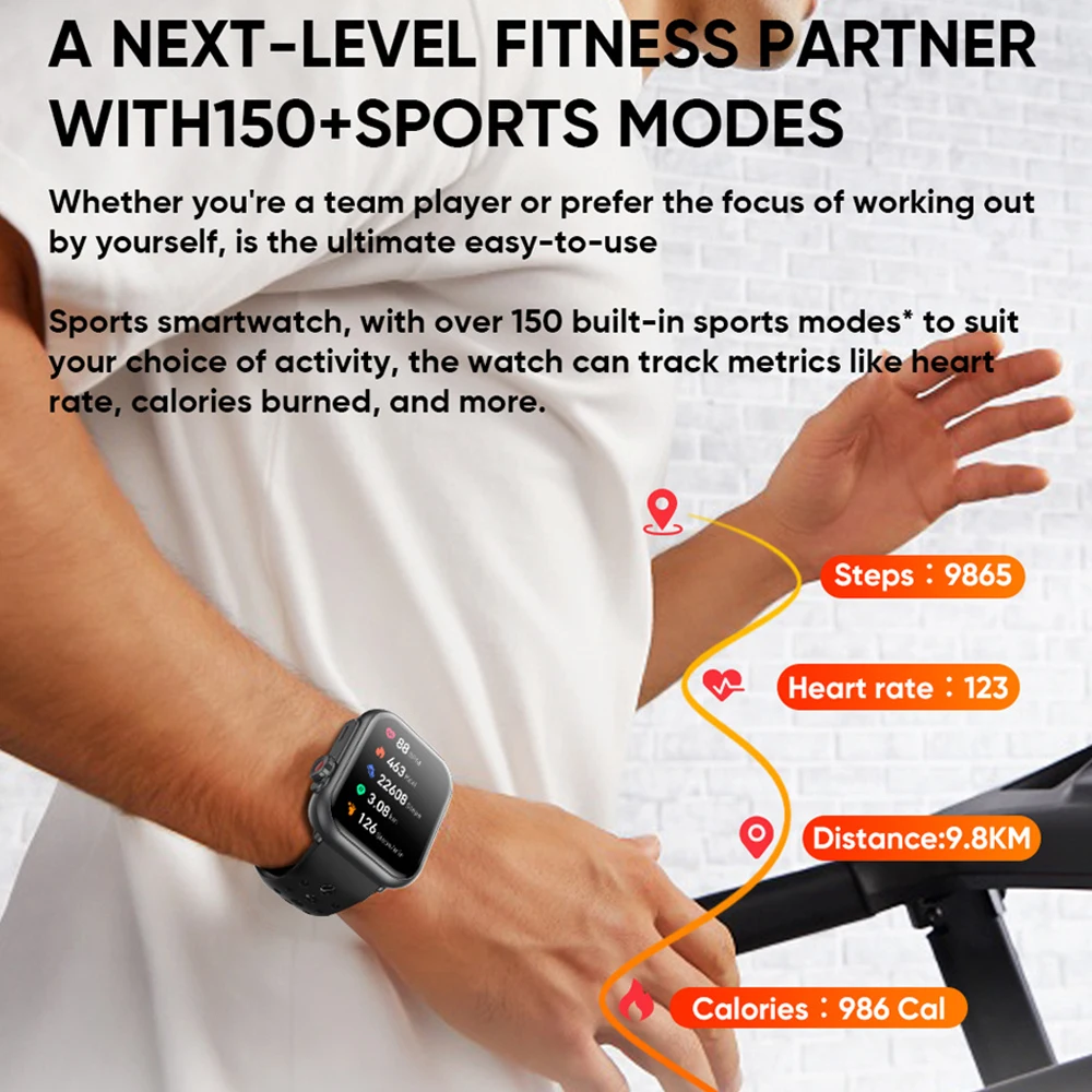 2025 New 1000mAh Battery AMOLED Smart Watch Ultra K62 Men Women Heart Rate 100+Sport HD Bluetooth Call IP67Waterproof SmartWatch