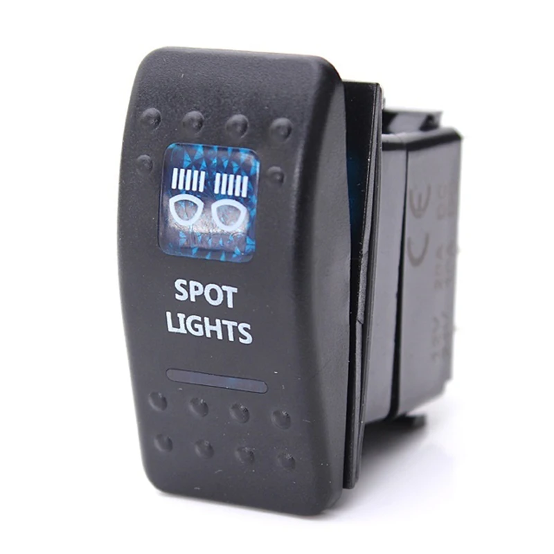 

Автомобильная лодка ARB Carling, двойная задняя стандартная клавишная ПЕРЕКЛЮЧАТЕЛЬ SPST ON-OFF 12/24V CE 10A 3