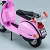 1/10 Vespa 125 Alloy Leisure Motorcycle Model Diecasts Metal Street Motorcycle Model Simulation Sound and Light Childrens Gifts 5