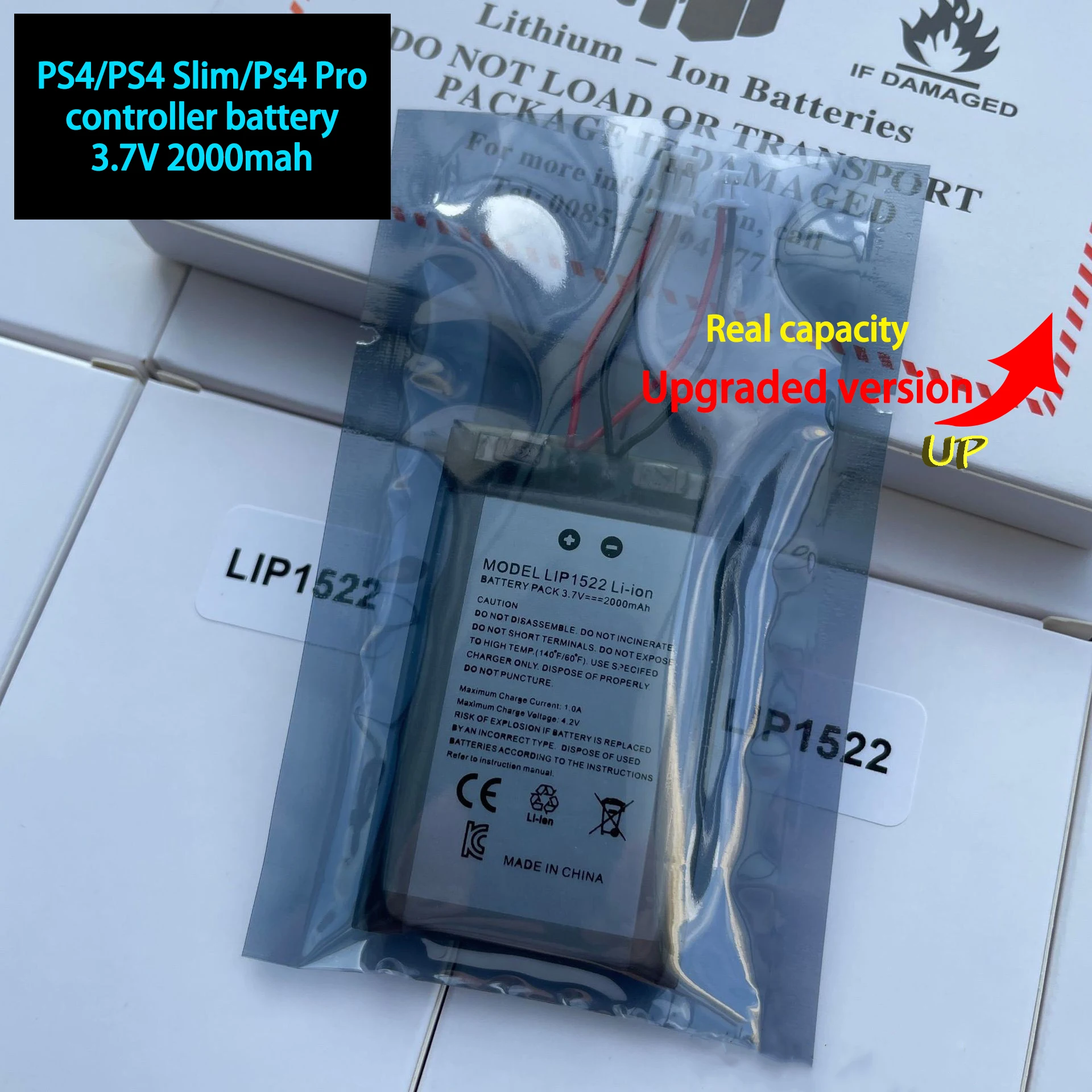 Batteria Controller Ps4 Ps4Pro Lip1522 Kcr1410 Dualshock4 V1 V2 Controller Wireless Sostituire La Batteria Per Sony Playstation Gamepad4