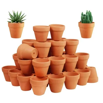 Mini Clay Terracotta Pots 1
