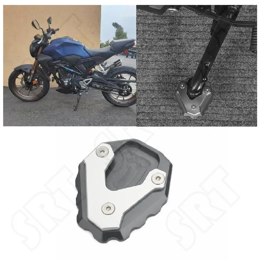 

For Honda CB300R CB250R CB150R CB 300R 250R 150R 125R Motorcycle Accessories Side Parking Kickstand Support Plate Extension Pad