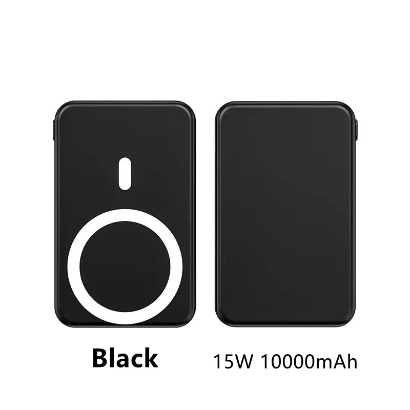 magnetic wireless power bank Magnetic Suction Wireless Charging Treasure PD22.5W Fast Charging Mobile Power Phone  Card Battery External Power For Apple top power bank Power Bank